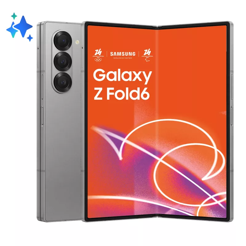 Samsung Galaxy Z Fold6 19.3 cm (7.6 inch) Dual SIM Android 14 5G USB Type-C 12 GB 512 GB 4400 mAh Sidabrinis