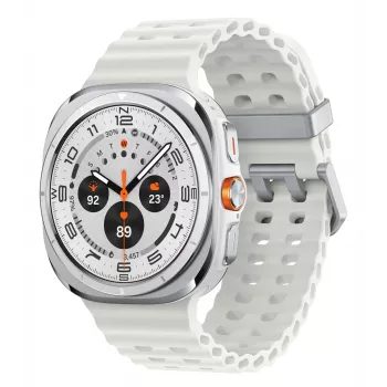 Samsung Galaxy Watch Ultra 3.81 cm (1.5 colio) AMOLED 47 mm Skaitmeninis 480 x 480 pikselių Jutiklinis ekranas 4G Baltas Wi-Fi GPS (palydovinis)