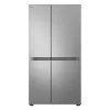 LG NatureFRESH GSBC40PYPE amerikietiško stiliaus šaldytuvas-šaldiklis - Prime Sidabrinė - E klasė