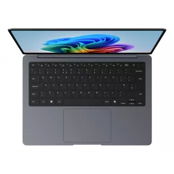 Samsung Galaxy Book6 Pro Copilot+ PC Intel Core Ultra 7 356H nešiojamas kompiuteris 35.6 cm (14 colių) jutiklinis ekranas WQXGA+ 16 GB LPDDR5x-SDRAM 1 TB SSD Wi-Fi 7 (802.11be) Windows 11 Home pilka