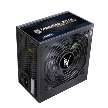 Zalman ZM800-TXII MegaMax 80PLUS 230V EU STANDARD sertifikuotas didelio efektyvumo PCI-E maitinimo blokas 800 W ATX juodas