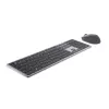 DELL Pro Plus klaviatūra ir pelė - KM7321W - UK (QWERTY), viso dydžio (100 %), belaidė, RF belaidis ryšys + Bluetooth, QWERTY, pilka, titano, pelė pridedama