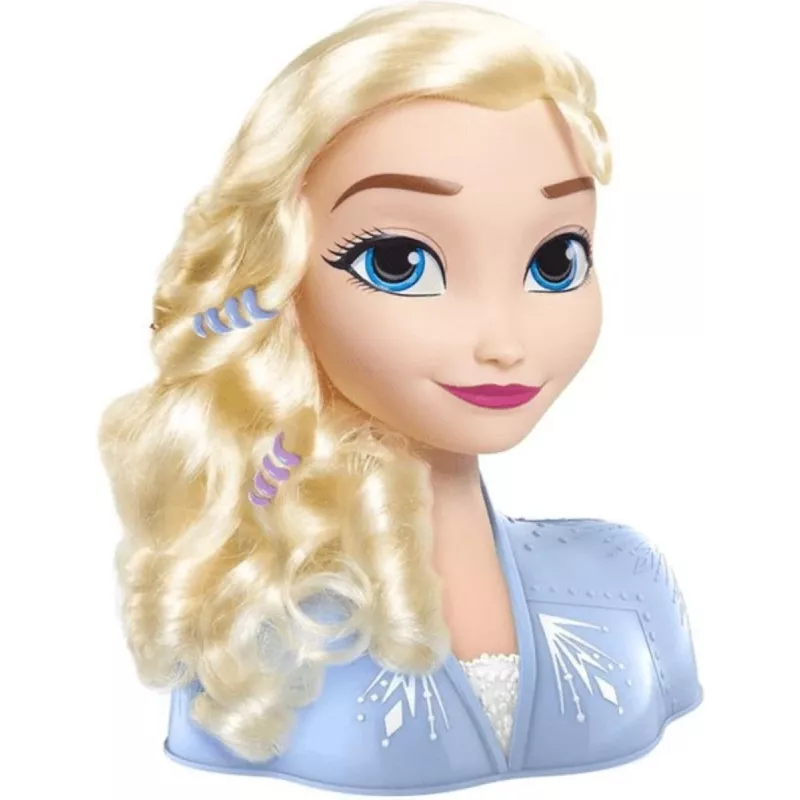 Just Play Disney Frozen 2, makiažo / šukuosenų lėlės galva, moteriška, 3 m., 120 mm, įvairiaspalvė
