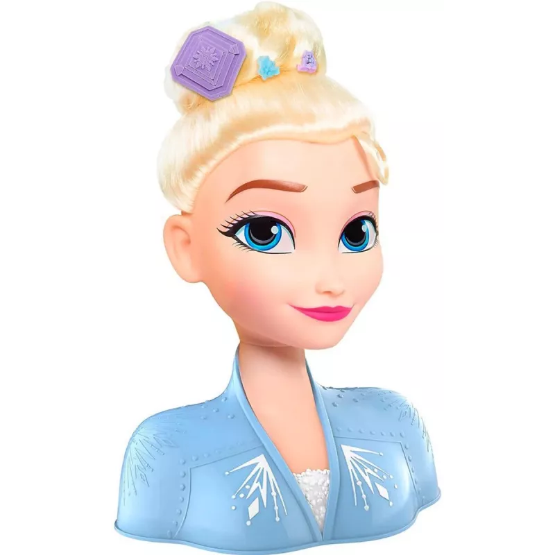 Just Play Disney Frozen 2, makiažo / šukuosenų lėlės galva, moteriška, 3 m., 120 mm, įvairiaspalvė