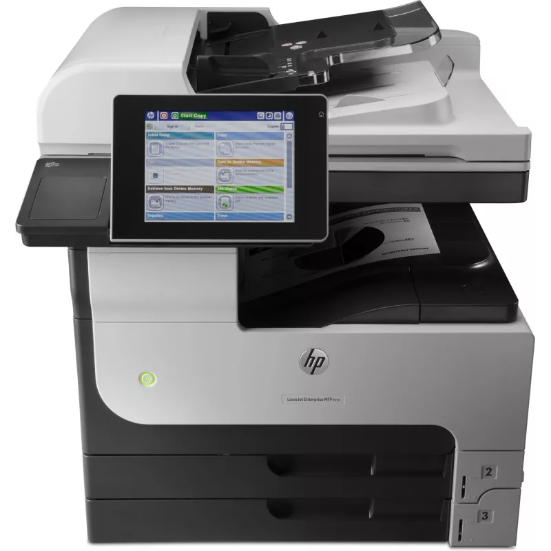 HP LaserJet Enterprise MFP M725dn, Lazerinis, Vienspalvis spausdinimas, 1200 x 1200 DPI, A3, Tiesioginis spausdinimas, Juoda, Pilka