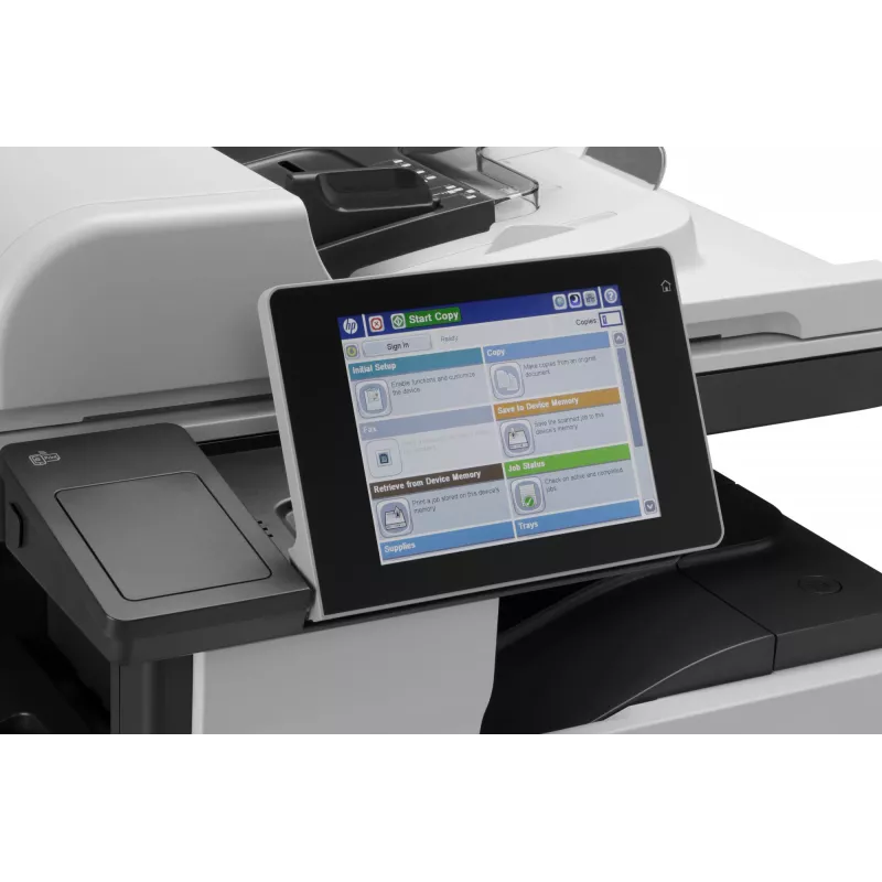 HP LaserJet Enterprise MFP M725dn, Lazerinis, Vienspalvis spausdinimas, 1200 x 1200 DPI, A3, Tiesioginis spausdinimas, Juoda, Pilka