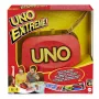 UNO Extreme atnaujinta klasikinės šeimos kortų žaidimo versija su šviesomis, garsais ir atsitiktinių veiksmų paleidikliu. Puiki dovana nuo 7 metų amžiaus.