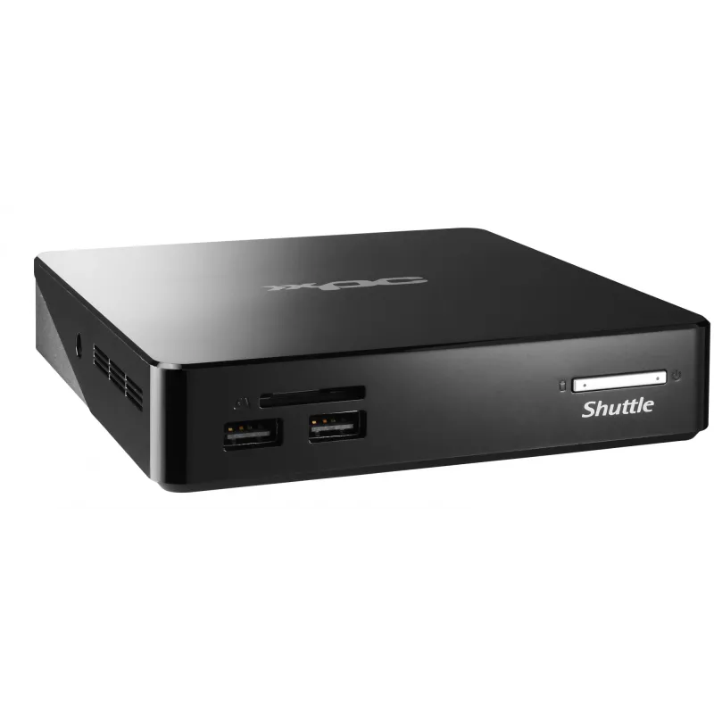 Shuttle XPC nano NS02EV2 Rockchip RK3368 2 GB DDR3L-SDRAM 16 GB eMMC Android 8.1 Nettop Mini PC juodas