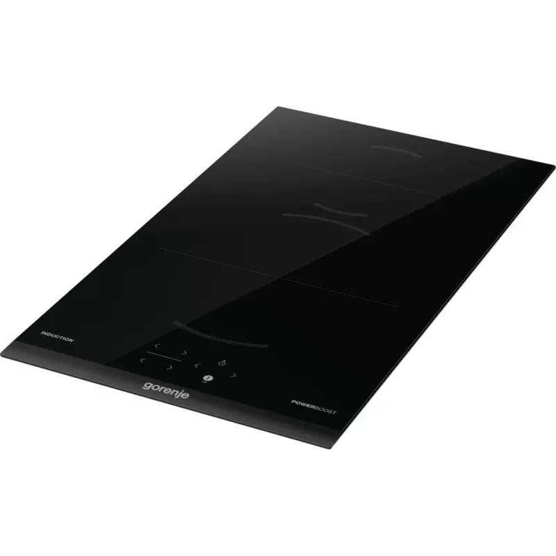 Gorenje Indukcinė kaitlentė GI3201BC, Juoda, Įmontuojama, 30 cm, Zoninė indukcinė kaitlentė, Stiklo keramika, 2 zonos