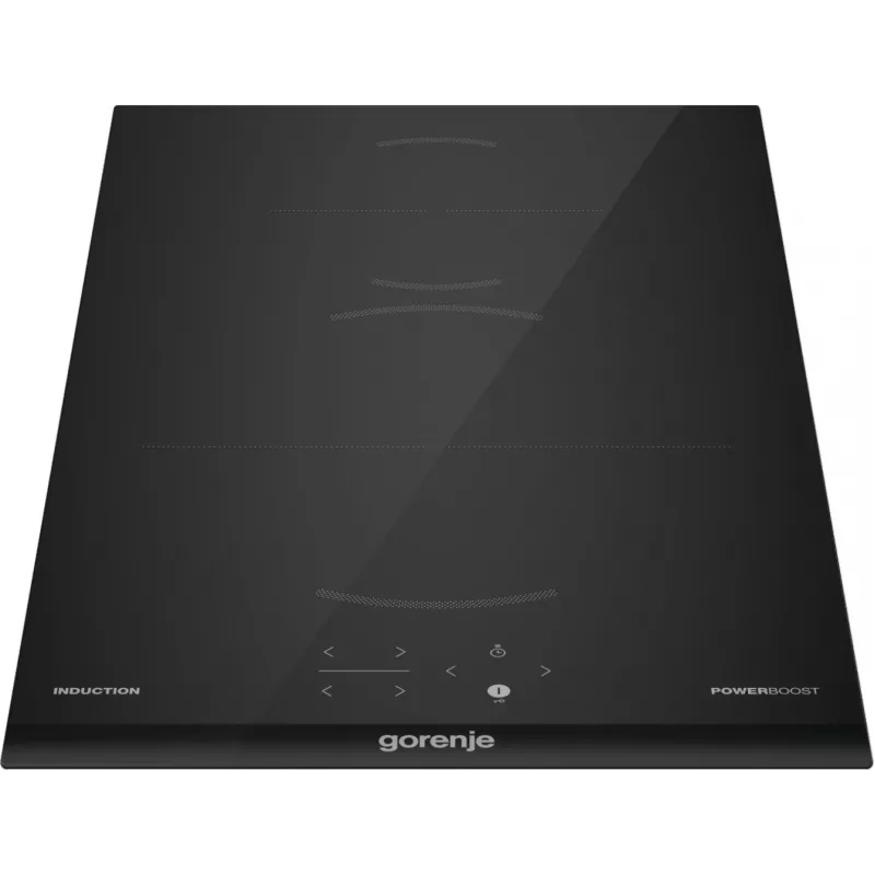 Gorenje Indukcinė kaitlentė GI3201BC, Juoda, Įmontuojama, 30 cm, Zoninė indukcinė kaitlentė, Stiklo keramika, 2 zonos