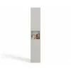 Vonios spintelė su stulpeliais Top E Shop NEL, laisvai pastatoma, 2 durys, kašmyro spalvos laminatas, 1740×310×300 mm, 5 lentynos