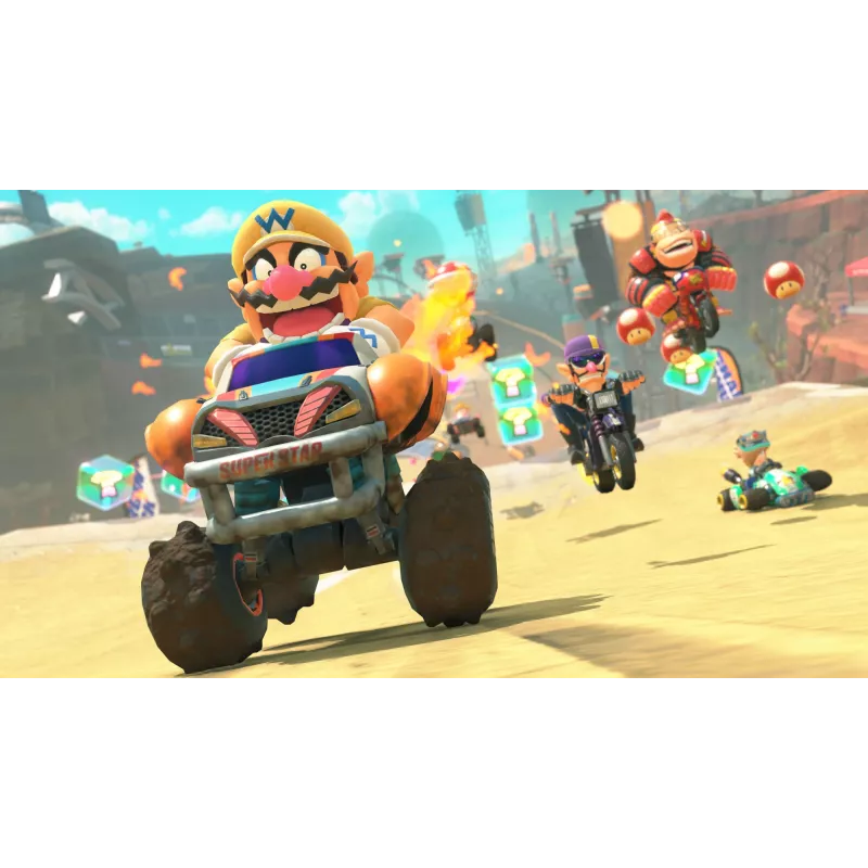 Nintendo Mario Kart World, Nintendo Switch 2, kelių žaidėjų režimas, fizinė laikmena
