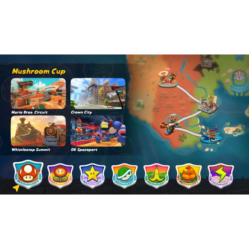 Nintendo Mario Kart World, Nintendo Switch 2, kelių žaidėjų režimas, fizinė laikmena