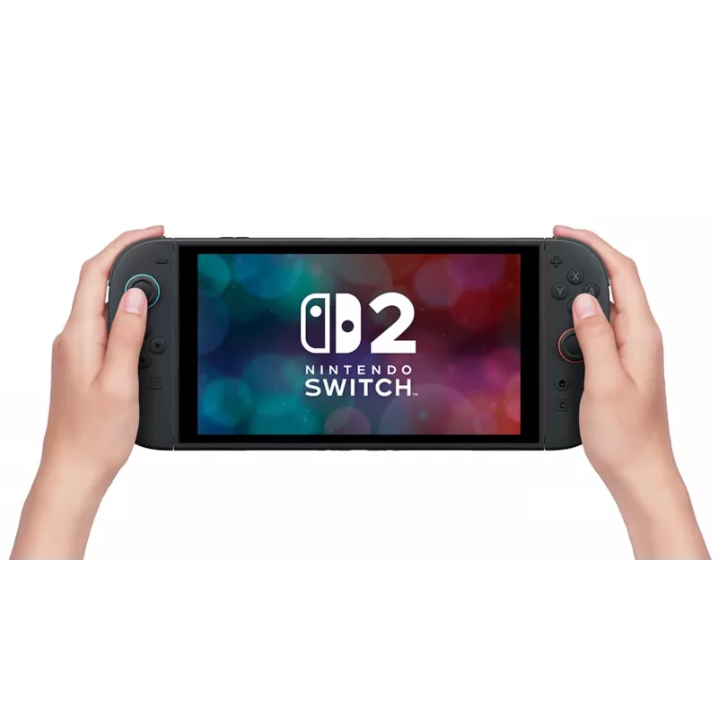 Žaidimų konsolė NINTENDO Switch 2, juoda – 7,9 col. LCD 1920×1080, 120 Hz, 256 GB, 5220 mAh baterija, Wi‑Fi 6, Bluetooth, HDR10