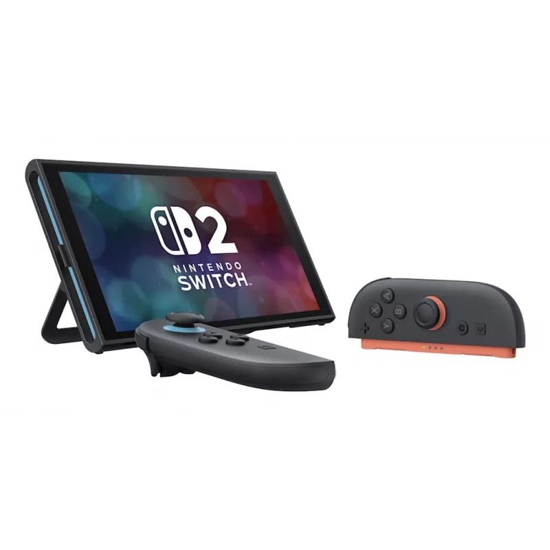 Žaidimų konsolė NINTENDO Switch 2, juoda – 7,9 col. LCD 1920×1080, 120 Hz, 256 GB, 5220 mAh baterija, Wi‑Fi 6, Bluetooth, HDR10