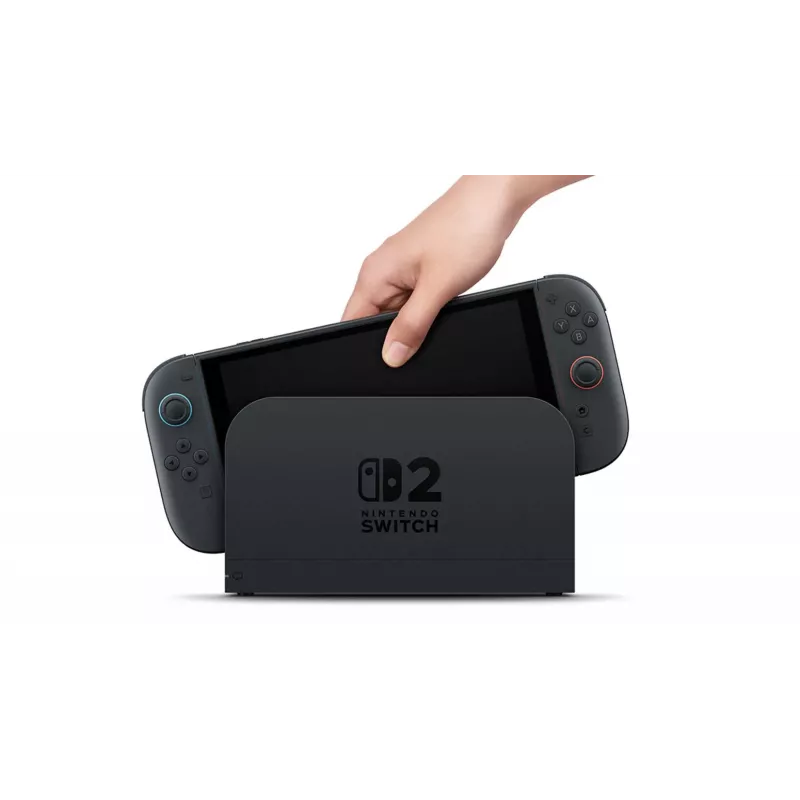 Žaidimų konsolė NINTENDO Switch 2, juoda – 7,9 col. LCD 1920×1080, 120 Hz, 256 GB, 5220 mAh baterija, Wi‑Fi 6, Bluetooth, HDR10