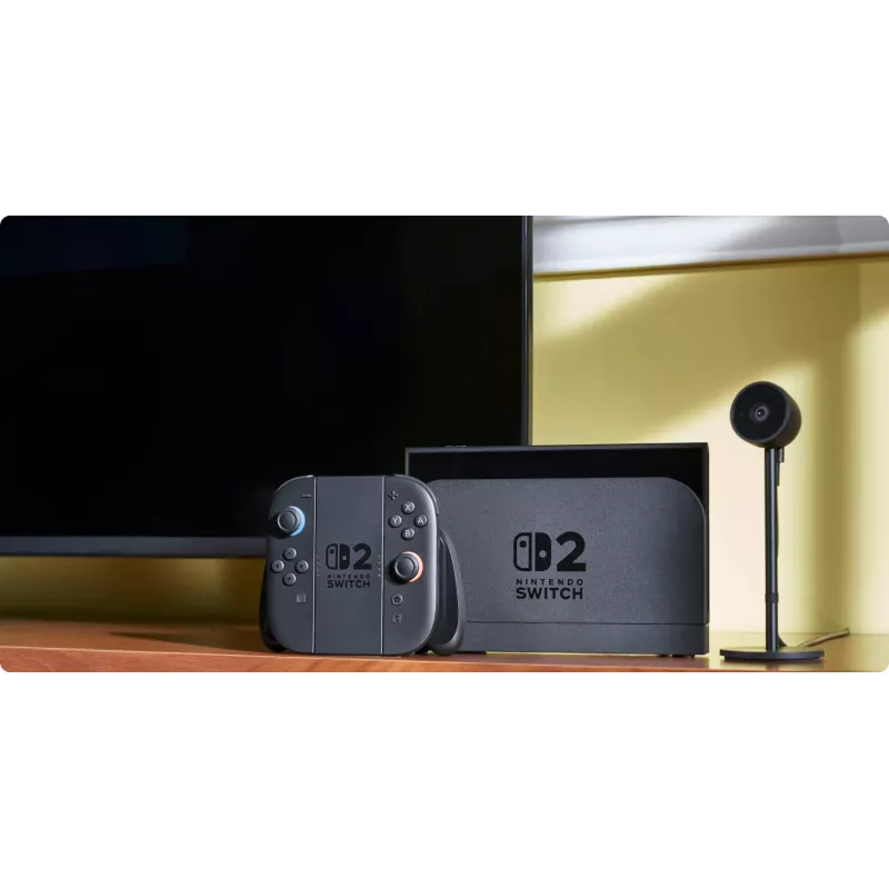 Žaidimų konsolė NINTENDO Switch 2, juoda – 7,9 col. LCD 1920×1080, 120 Hz, 256 GB, 5220 mAh baterija, Wi‑Fi 6, Bluetooth, HDR10