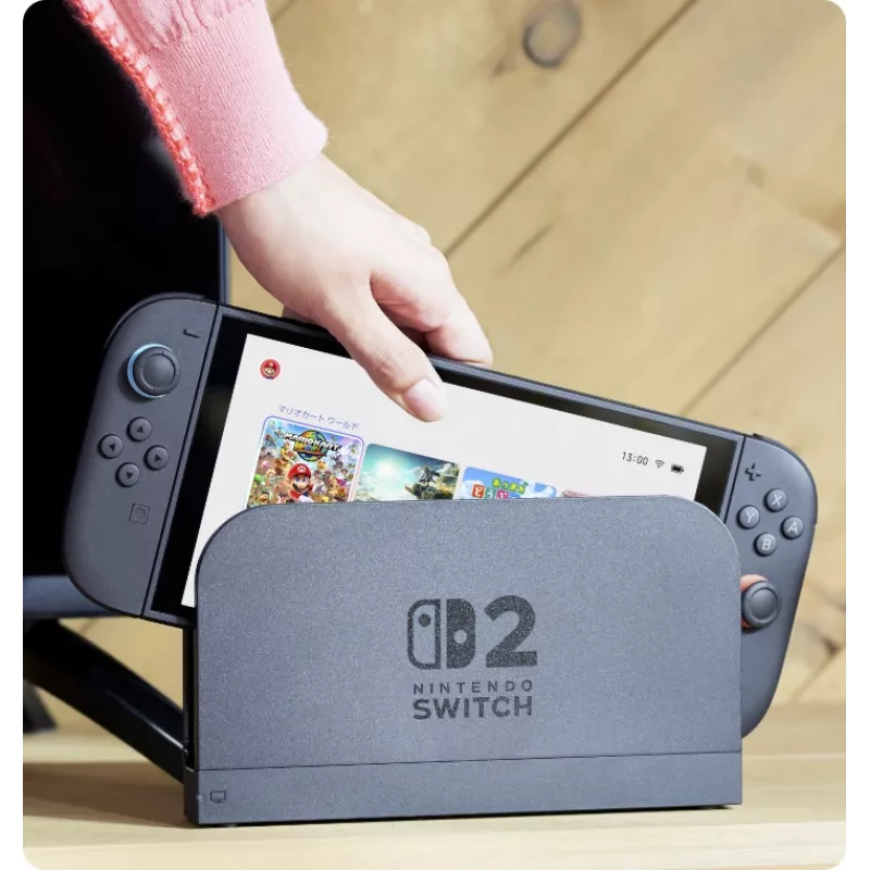 Žaidimų konsolė NINTENDO Switch 2, juoda – 7,9 col. LCD 1920×1080, 120 Hz, 256 GB, 5220 mAh baterija, Wi‑Fi 6, Bluetooth, HDR10