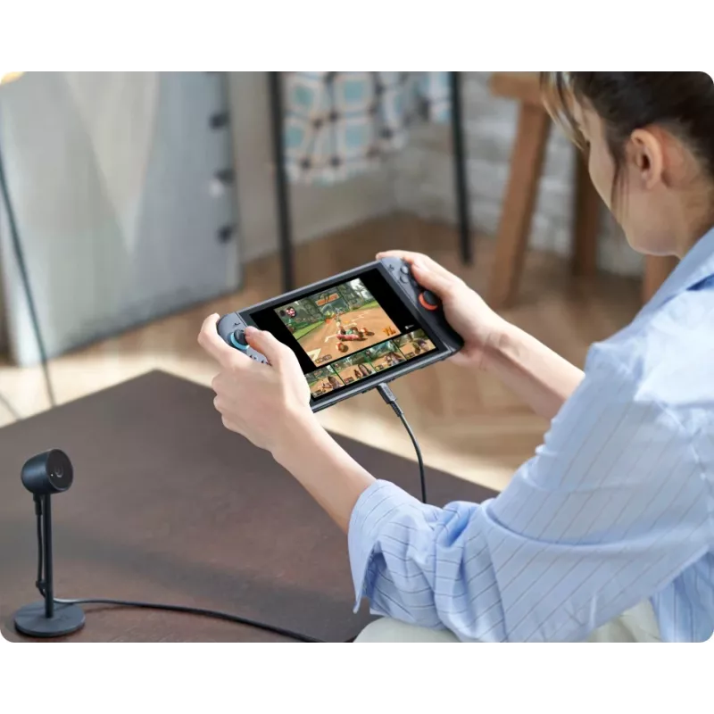 Žaidimų konsolė NINTENDO Switch 2, juoda – 7,9 col. LCD 1920×1080, 120 Hz, 256 GB, 5220 mAh baterija, Wi‑Fi 6, Bluetooth, HDR10