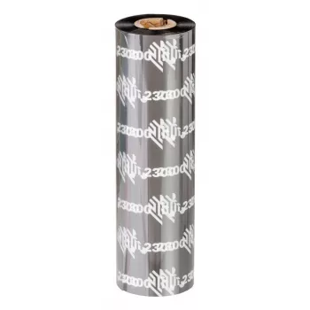 Zebra 2300 Wax terminė juostelė 450 m juoda