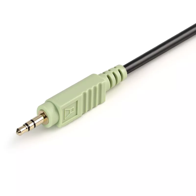 StarTech.com 1,8 m 4-in-1 USB DVI KVM laidas su garsu ir mikrofonu