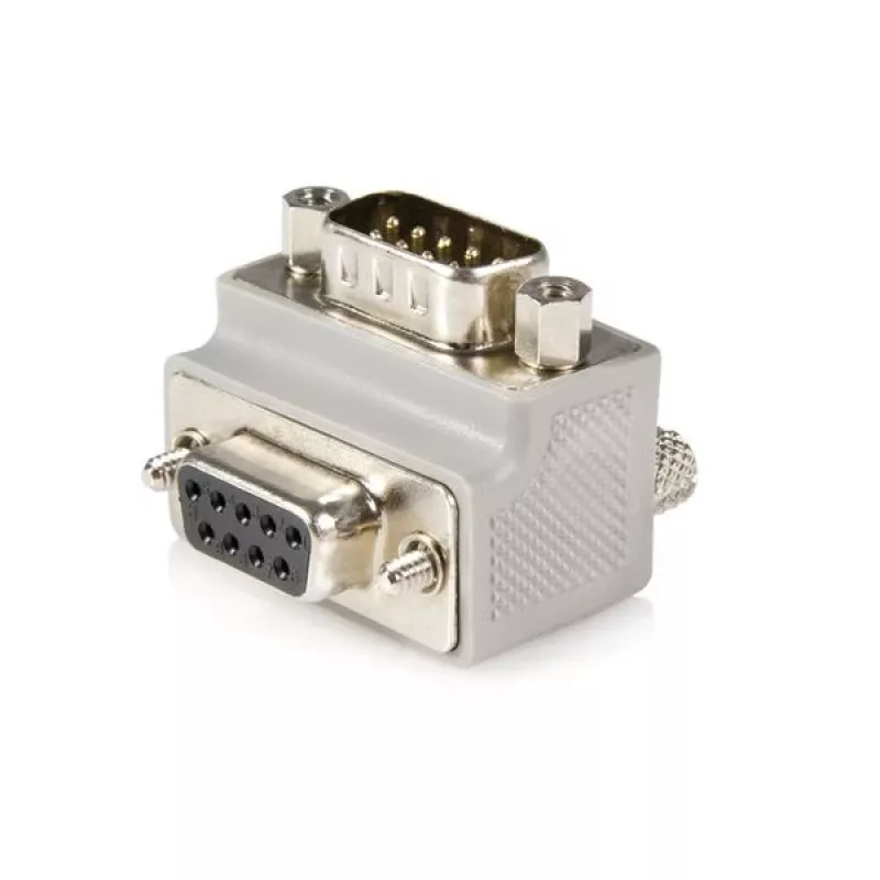 StarTech.com Right Angle DB9 to DB9 Serial Cable Adapter Type 1 - M/F