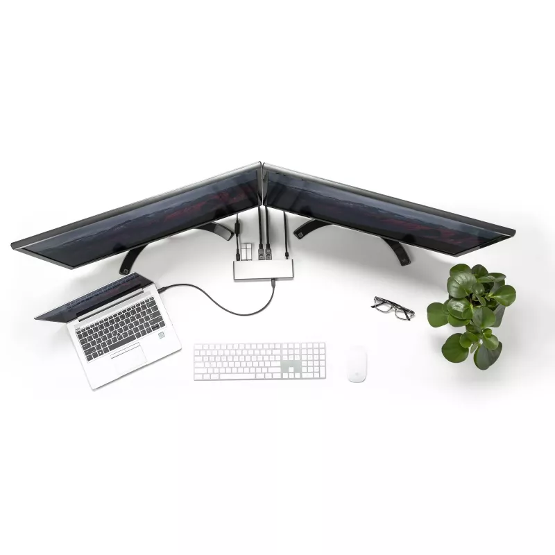 StarTech.com Thunderbolt 3 Dock - Dual 4K 60Hz Monitor TB3 Laptop Docking Station su DisplayPort, HDMI & 1080p VGA - 85W Power Delivery & Charging - 2x USB-A, Ethernet - Mac & Windows