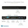 StarTech.com Thunderbolt 3 Dock - Dual 4K 60Hz Monitor TB3 Laptop Docking Station su DisplayPort, HDMI & 1080p VGA - 85W Power Delivery & Charging - 2x USB-A, Ethernet - Mac & Windows