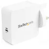 „StarTech.com“ USB-C sieninis įkroviklis – USB-C nešiojamojo kompiuterio 60 W PD įkroviklis – 1,8 m laidas – universalus kompaktiškas C tipo maitinimo adapteris – „Dell XPS“ / „Lenovo X1 Carbon“ / „HP EliteBook“ / „MacBook“ – USB-IF / CE sertifikuotas
