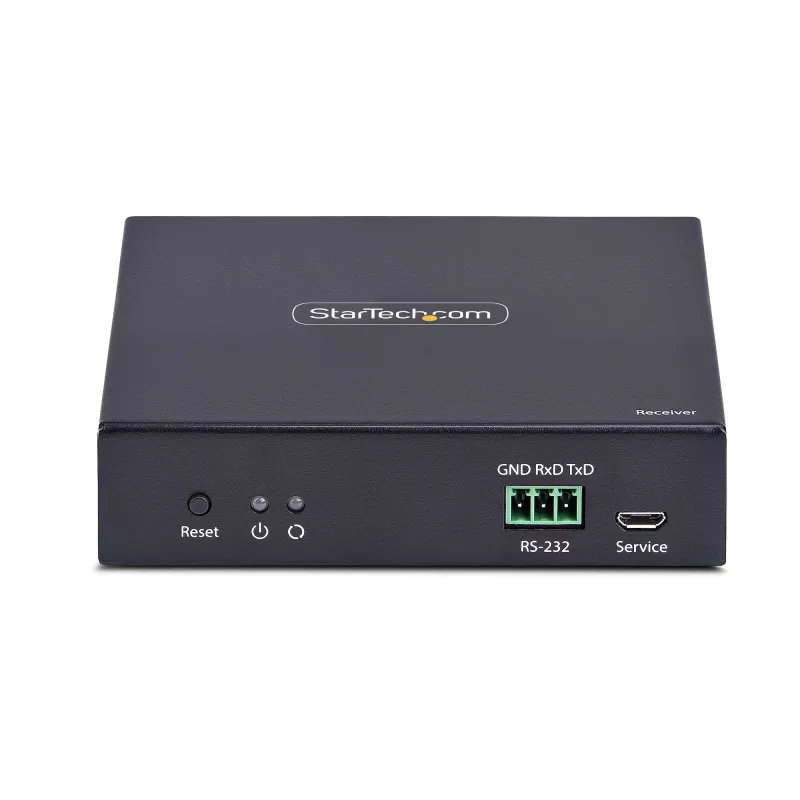 “StarTech.com” HDMI imtuvas per IP tinklą, skirtas IH2006 produktų serijai, 4K 60Hz, be tvarkyklių, AVoIP, komplekte tvirtinimo rinkinys, tik imtuvas