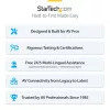 “StarTech.com” HDMI imtuvas per IP tinklą, skirtas IH2006 produktų serijai, 4K 60Hz, be tvarkyklių, AVoIP, komplekte tvirtinimo rinkinys, tik imtuvas