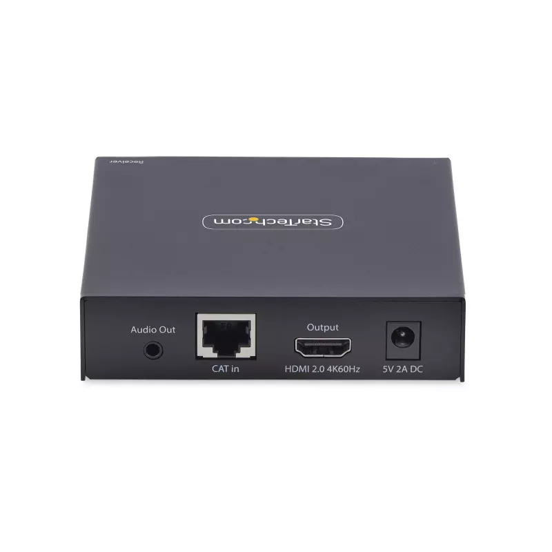 StarTech.com HDMI KVM imtuvas per IP tinklą IH2006 serijos gaminiams, 4K 60Hz, nereikalaujantis tvarkyklių, AVoIP, komplekte tvirtinimo rinkinys, tik imtuvas