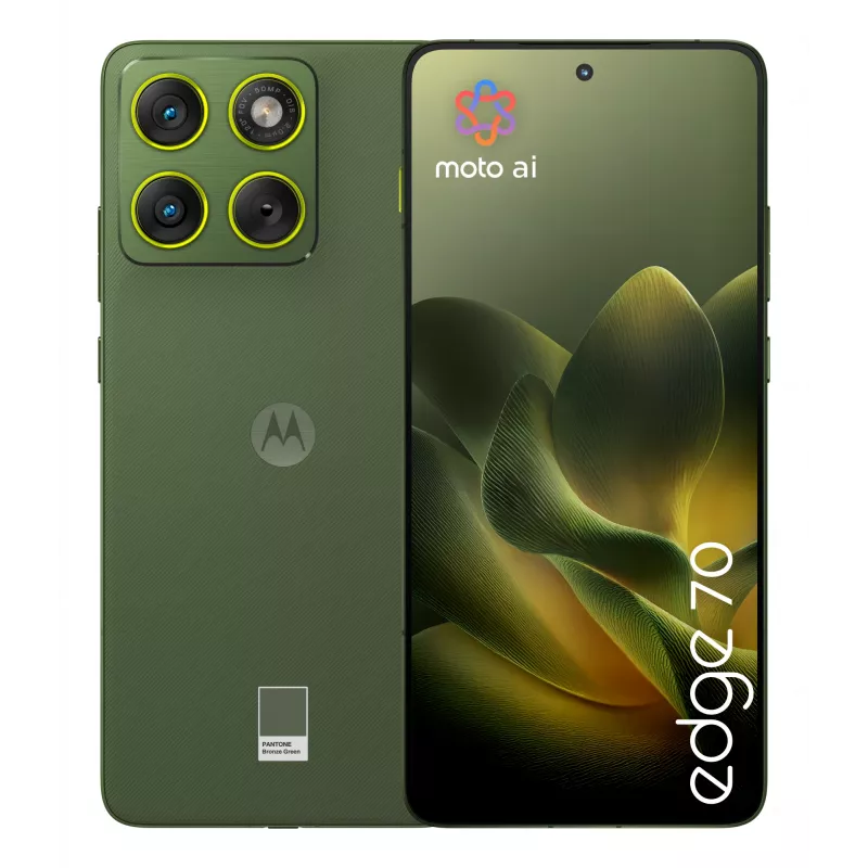 Motorola edge 70 17 cm (6.7 inch) Dual SIM Android 16.0 5G USB Type-C 12 GB 512 GB 4800 mAh Green