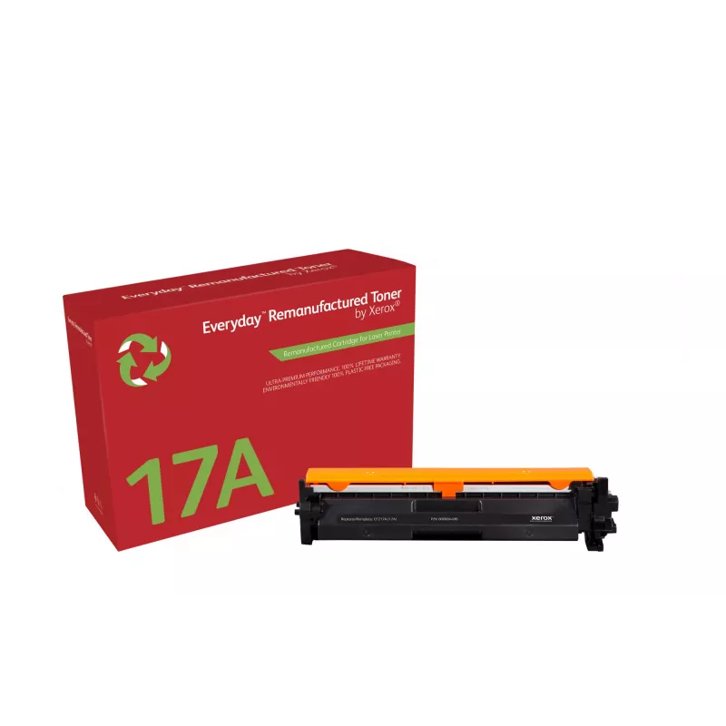 „Everyday™ Mono“ perdirbtas „Xerox“ dažų kasetė, suderinama su HP 17A (CF217A), standartinės talpos