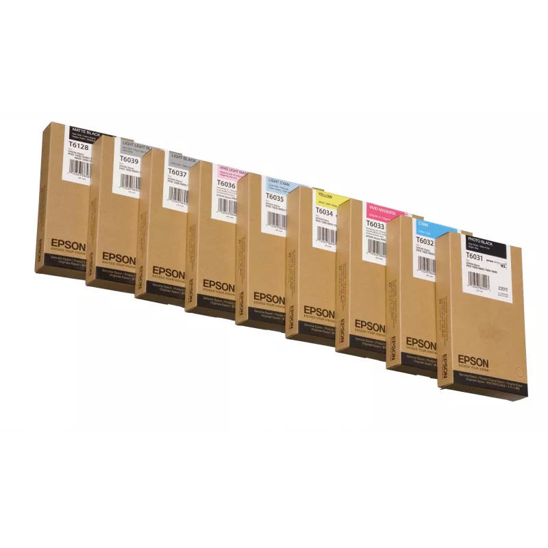 Epson Singlepack Photo Juoda T603100 220 ml, Photo Juoda, dažų pagrindu pagamintas rašalas, 220 ml, 1 vnt.