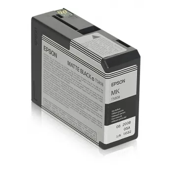 Epson Singlepack Matte Juoda T580800, Matinė juoda, Pigmentiniai dažai, 80 ml, 1 vnt.