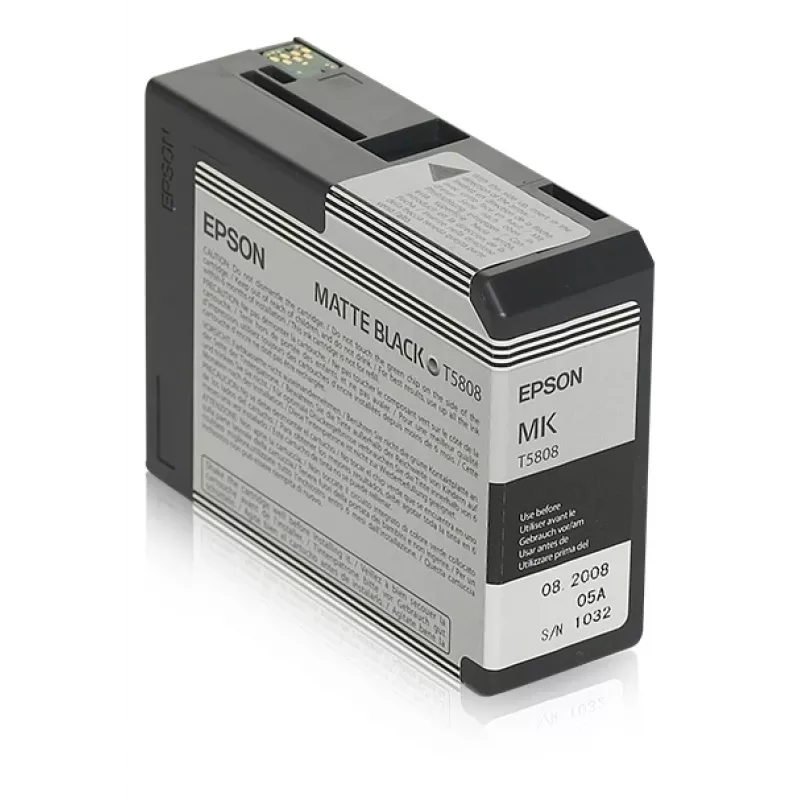 Epson Singlepack Matte Juoda T580800, Matinė juoda, Pigmentiniai dažai, 80 ml, 1 vnt.