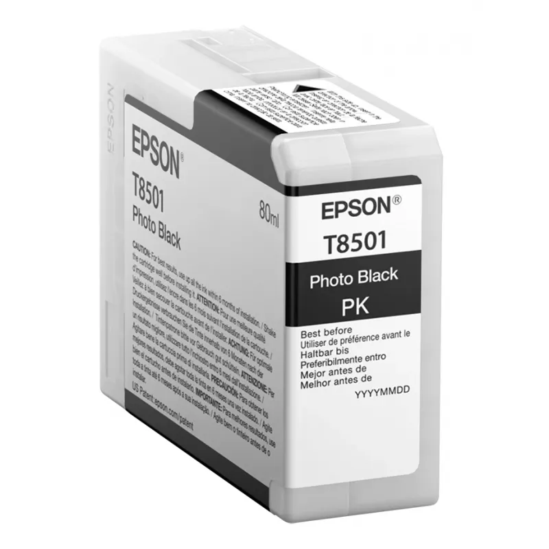 Epson Singlepack Photo Juoda T850100, juoda, pigmentinis rašalas, 80 ml, 1 vnt.