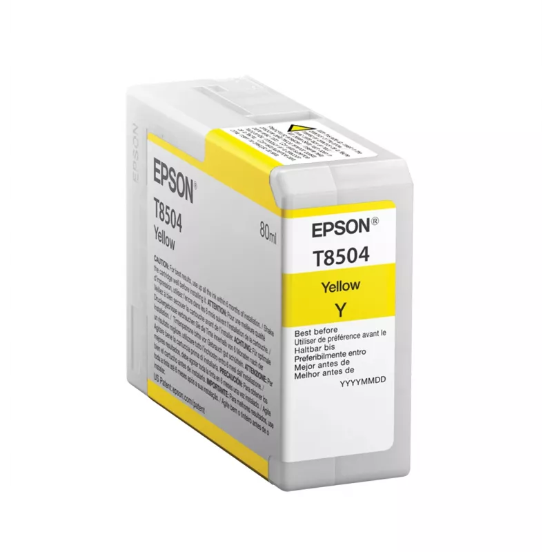 Epson Singlepack Geltona T850400, Geltona, pigmentinis rašalas, 80 ml, 1 vnt.