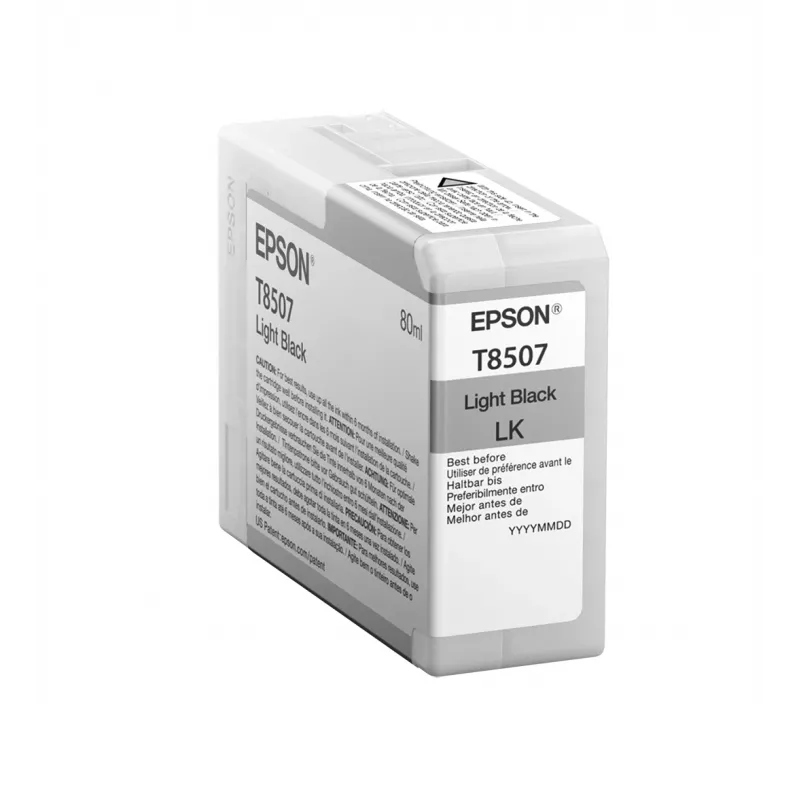 Epson Singlepack Light Juoda T850700, Light Juoda, pigmentinis rašalas, 80 ml, 1 vnt.