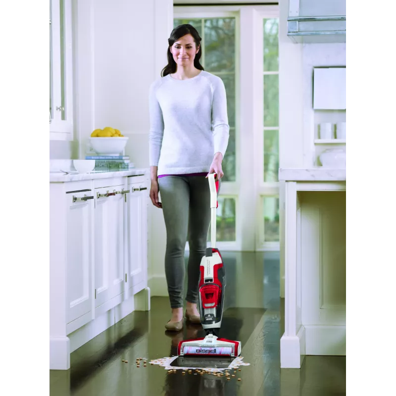 Bissell CrossWave Essential vertikalus dulkių siurblys AC sausas ir šlapias valymas Be maišelio 0 L 560 W raudona, balta