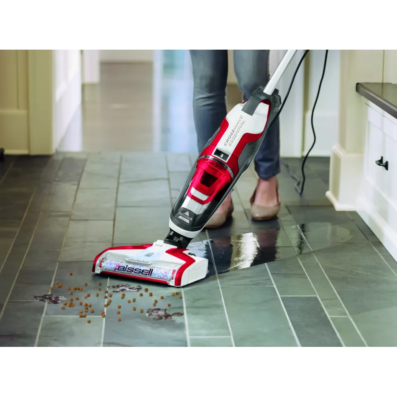 Bissell CrossWave Essential vertikalus dulkių siurblys AC sausas ir šlapias valymas Be maišelio 0 L 560 W raudona, balta