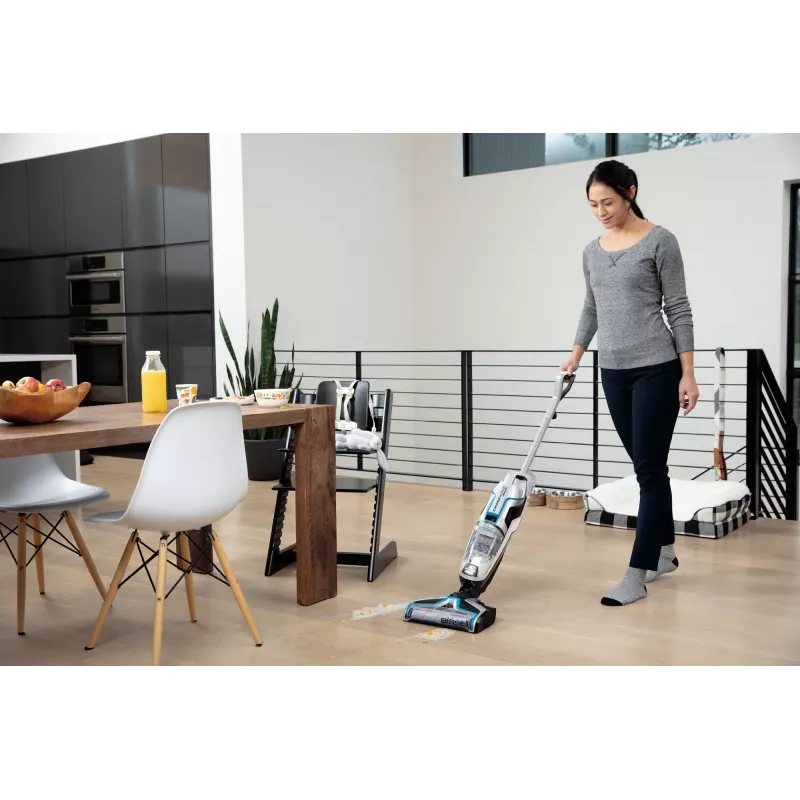 Bissell 2582Q belaidis vertikalus dulkių siurblys/elektrinė šluota Vertikalus dulkių siurblys Akumuliatorinis Sausam ir šlapiam valymui Be maišelio 250 W Juoda, mėlyna, sidabrinė
