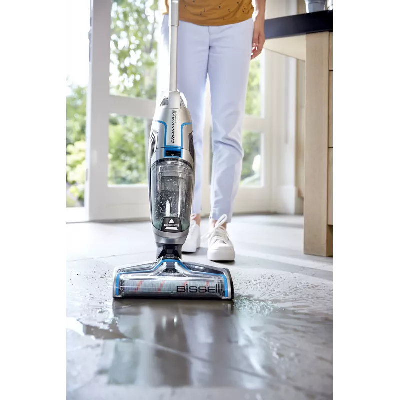 Bissell 2582Q belaidis vertikalus dulkių siurblys/elektrinė šluota Vertikalus dulkių siurblys Akumuliatorinis Sausam ir šlapiam valymui Be maišelio 250 W Juoda, mėlyna, sidabrinė