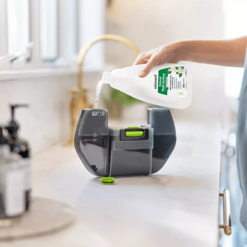 Bissell SpinWave + Vac Pet Pro belaidis dulkių siurblys, skirtas sausam ir šlapiam valymui Cikloninis Dulkių maišelis 0,4 L Juoda, Pilka