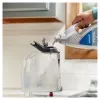 Bissell PowerWash HydroSteam kilimų valymo mašina, stumdoma, giliam valymui, juoda, mėlyna, titano spalvos