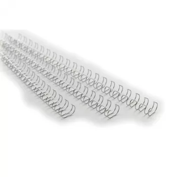 GBC įrišimo vielos MultiBind 6mm, sidabrinės, 130 lapų, A4, 172 mm, 81 mm, 100 vnt.