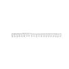 GBC Binding Wires MultiBind 8mm, Sidabrinės, 130 lapų, A4, 187 mm, 88 mm, 100 vnt.