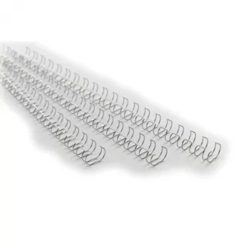 GBC Binding Wires MultiBind 12mm, sidabriniai, 130 lapų, A4, 281 mm, 124 mm, 100 vnt.
