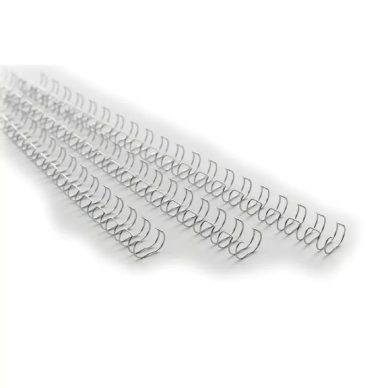 GBC Binding Wires MultiBind 12mm, sidabriniai, 130 lapų, A4, 281 mm, 124 mm, 100 vnt.
